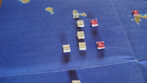 British Naval Units With Combat Air Patrol In Position.....But The Germans Will Elude Them Due To Night/Initiative DR