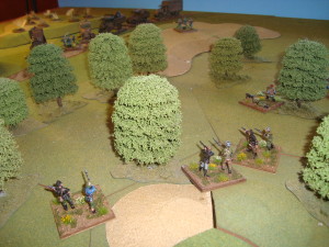 Partisans Withdraw Into Woods