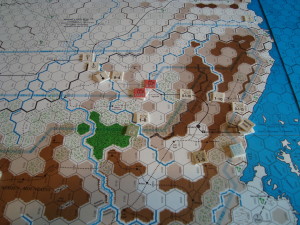 Mid Game: British Advance South From Massau 